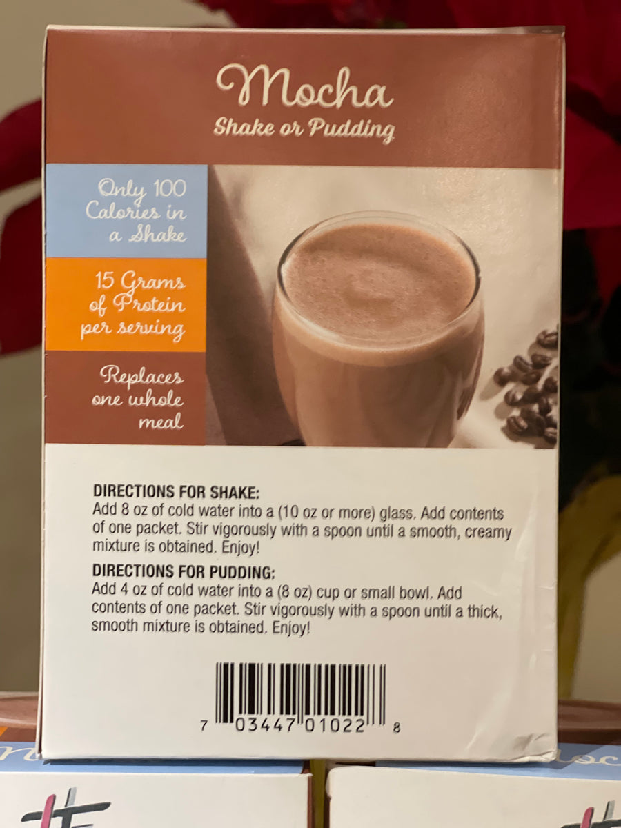 Pounds MOCHA shake or pudding  - 7/box
