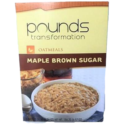 Pounds Hot Protein Breakfast - Maple Brown Sugar Oatmeal - Pounds Transformation