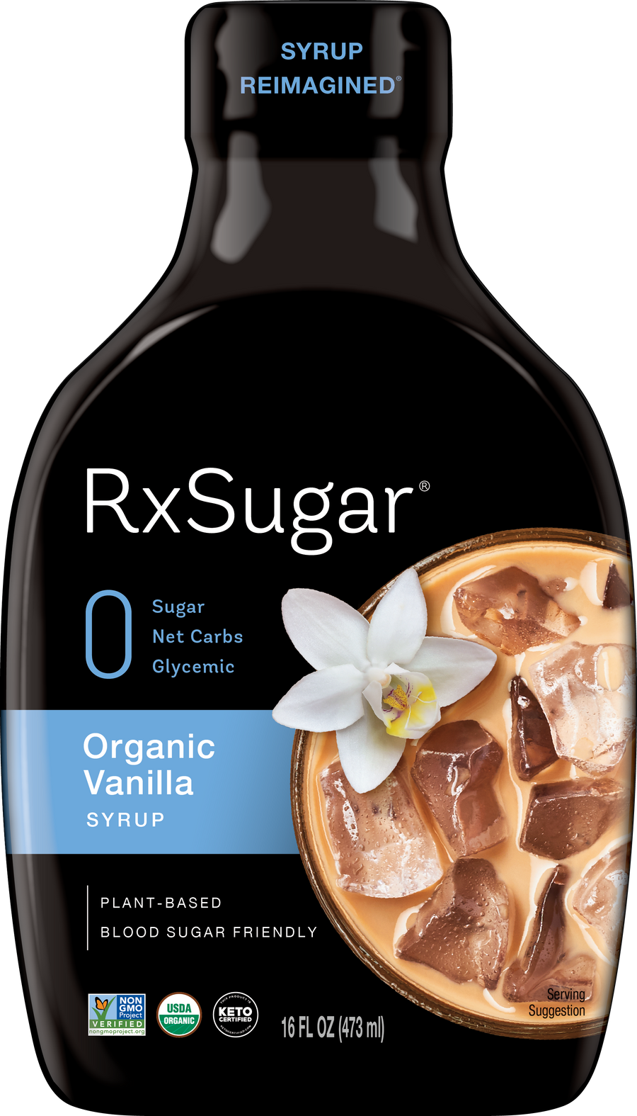 RxSugar Organic Vanilla Syrup
