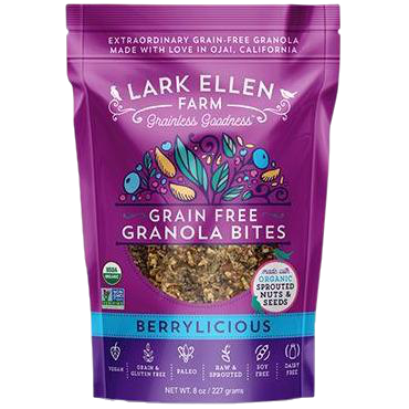 Lark Ellen Farm Organic Grain Free Granola Bites Gluten Free Berrylicious -- 8 oz - Pounds Transformation