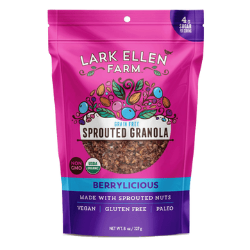 Lark Ellen Farm Organic Grain Free Granola Bites Gluten Free Berrylicious -- 8 oz