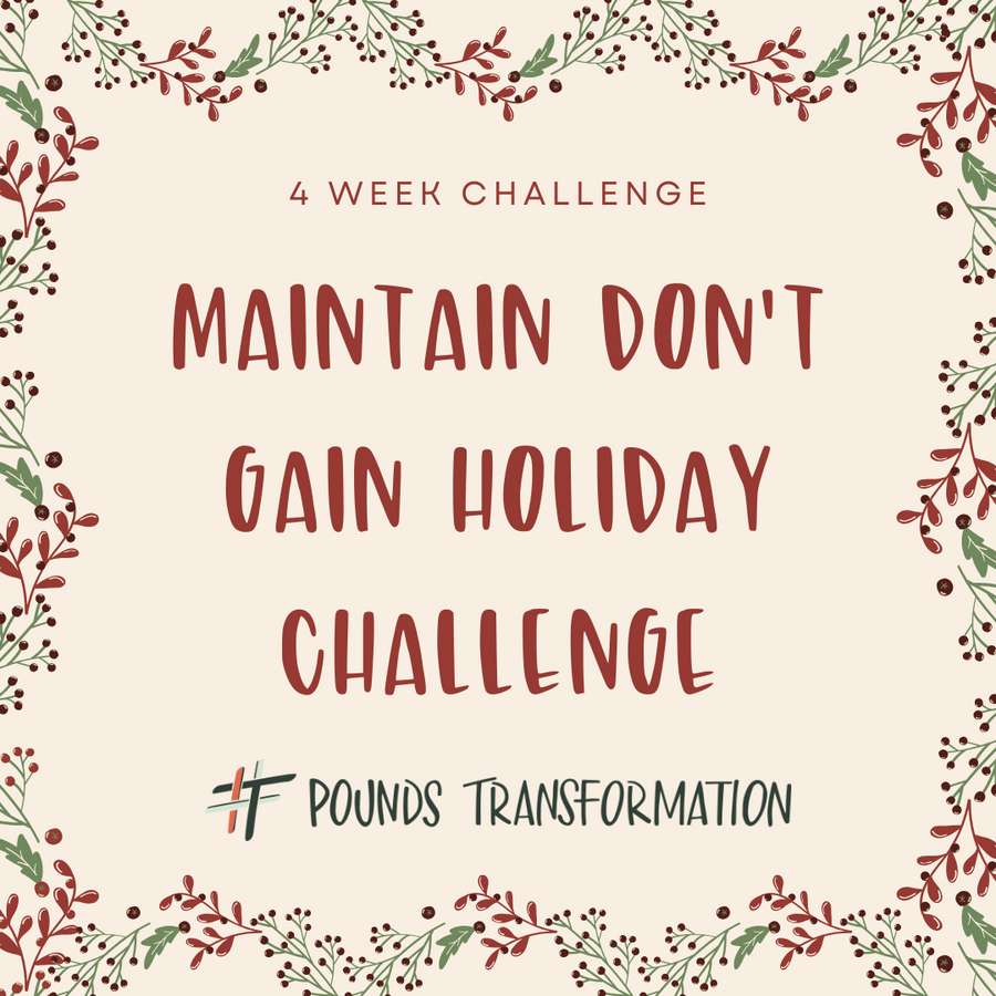 Maintain Don't Gain Holiday Challenge