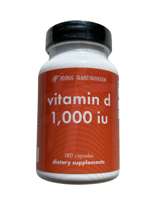 Vitamin D 1,000 IU by Pounds Transformation™  - 180 Capsules