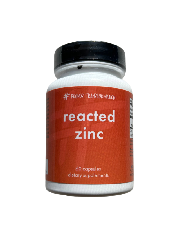 Reacted Zinc by Pounds Transformation™ - 60 Capsules