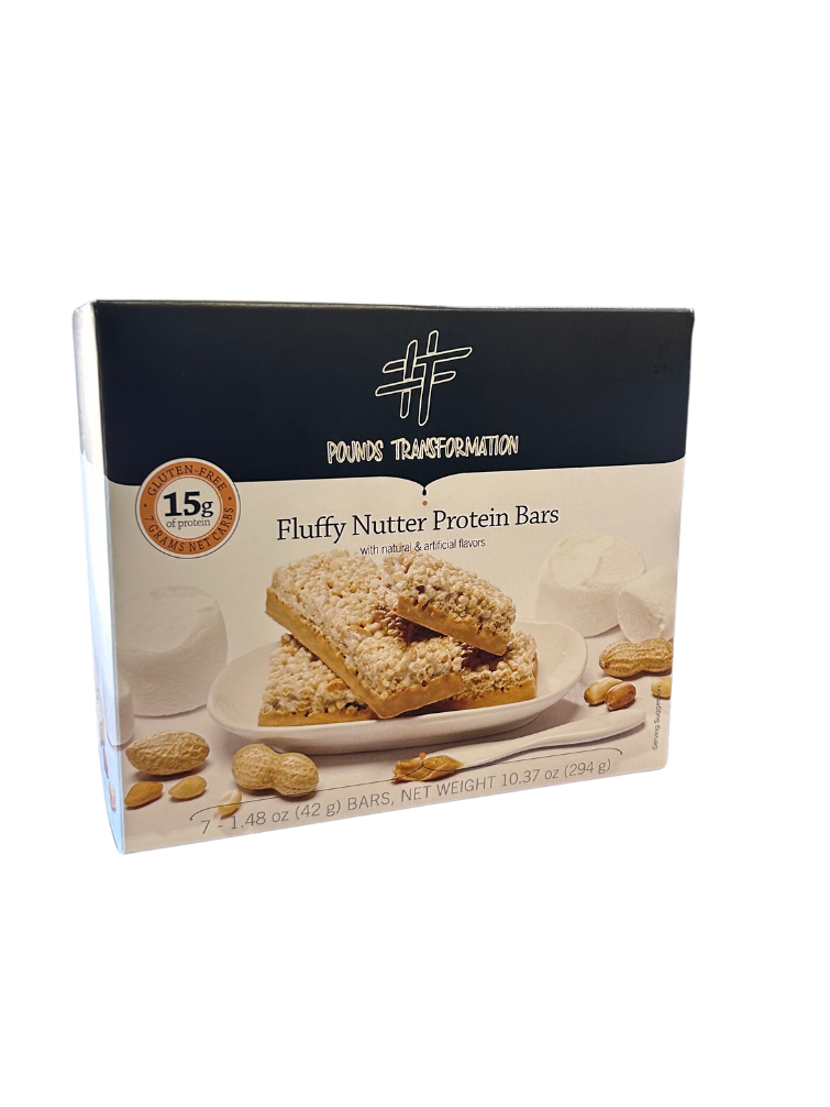 Pounds Fluffy Nutter Very Low Carb Protein Diet Bars - 7/box