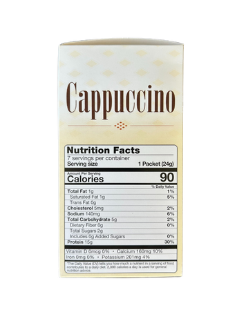 Pounds Classic Cappucino Protein Drink - 7/box