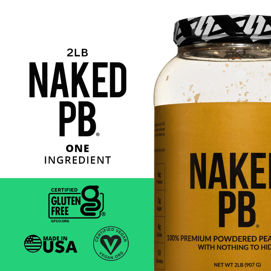Powdered Peanut Butter (2 LB) - Naked Nutrition