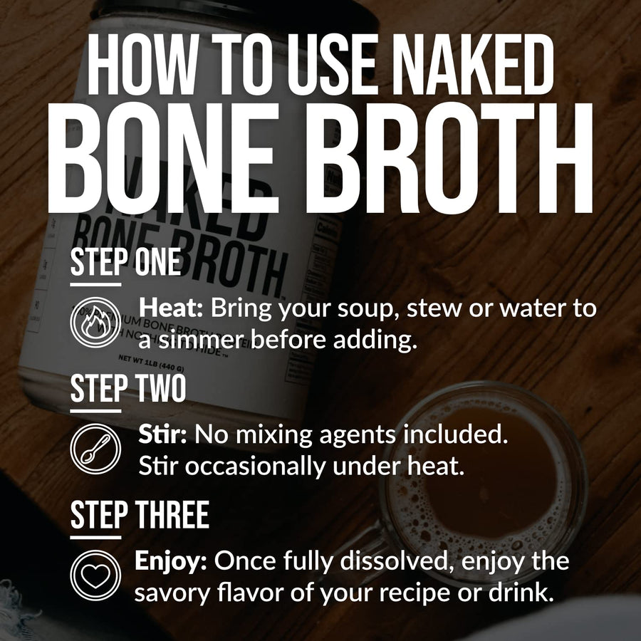 Bone Broth Protein Powder - Naked Nutrition