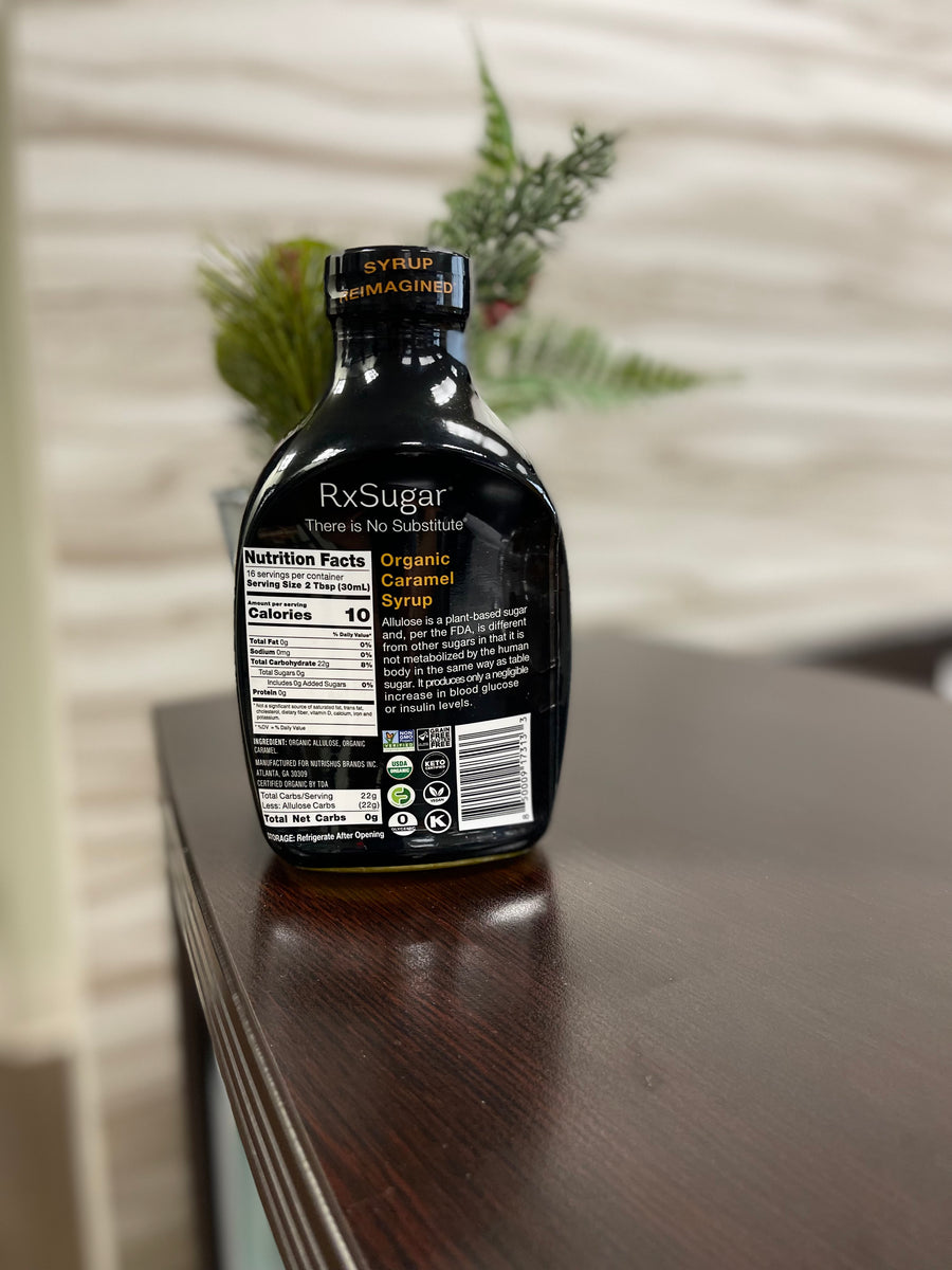 RxSugar Organic Caramel Syrup