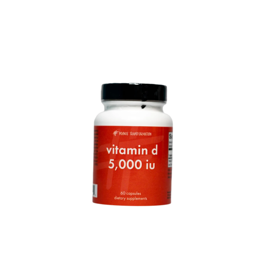 Vitamin D 5000 IU by Pounds Transformation™  - 60 Capsules - Pounds Transformation