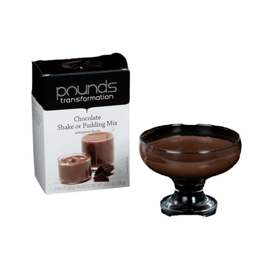 Chocolate Shake or Pudding Mix (7/box) - Pounds - Pounds Transformation